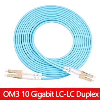 10 Gigabit OM3 LC UPC-LC UPC мулти-режим двухшпиндельный оптичен кабел LC оптичен кабел