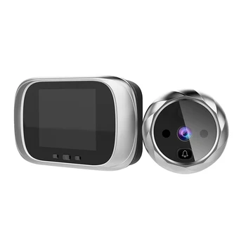 2,8-инчов цветен LCD екран, цифров звънец, Електронен Вратата, шпионка, камера за гледане, звънец за домашна сигурност