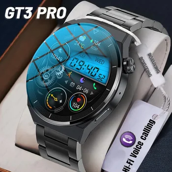 2023 Нови умен часовник Amazfit за мъже GT3 Pro, група гласови повиквания, Водоустойчиви часовници за Huawei, Xiaomi Apple smart-часовници за жени