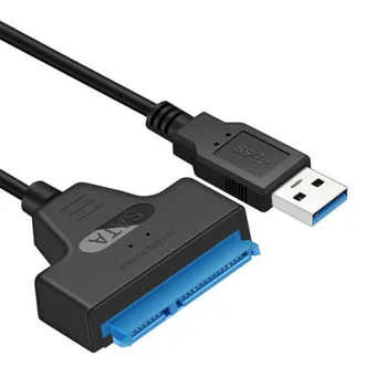 5 Gbit/с Кабел USB 3.0 за SATA твърд ДИСК SSD 2.5-инчов твърд диск Външен адаптер за пренос на данни