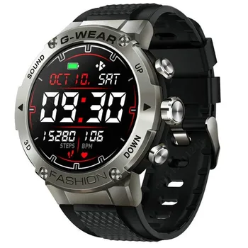 K28N Смарт часовници Мъжки Bluetooth Покана Сензорен гривна HD Екран, Спортен режим на Монитор на сърдечния ритъм Сън Ръчни часовници За Android и IOS