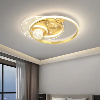 дизайн за монтаж на таван лампа за осветление на хола декоративни плафониери luminaria de teto домашно осветление на капака лампи, лампиони лампа