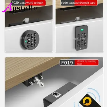 Интелигентни електронни ключалки-пароли APSTELLE За гардероб, мебелен обков, докосване на замъка, чекмедже с карта на NFC, дигитален гардероб