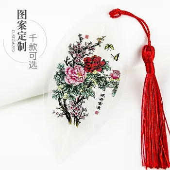 Маркиране на цветя и птици от ръце в китайски стил, награда на студентите, красива виена, роднини, колеги, отметки малки сувенири