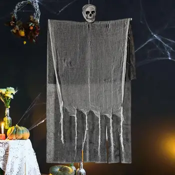 Мрачен reaper, призрачен декор на къща с духове, реалистични висящи призраци на Хелоуин, Мрачни жетварите за лесна инсталация, подвешивание
