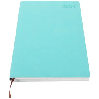 Офис бележник 2024 година, бележка книги за планиране, планиране, списание, писане хартия, офис аксесоар, седмичен, ежемесячник