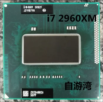 Процесорът на лаптопа I7-2960XM 2.7-3.7 G 8M SR02F четириядрен 8-стрийминг процесора за предаване на данни за мощност