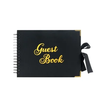Сватбена книга за гости, книга на гостите на сватбени тържества за подпис гости, Книга за регистрация на погребението, абитуриентски, детски душ, B