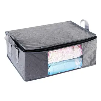 Чанта-Органайзер за шкафа за дрехи, Домакински Пылезащитная чанта за съхранение на Завивки, Сгъваем Органайзер за шкаф за дрехи за домашно съхранение