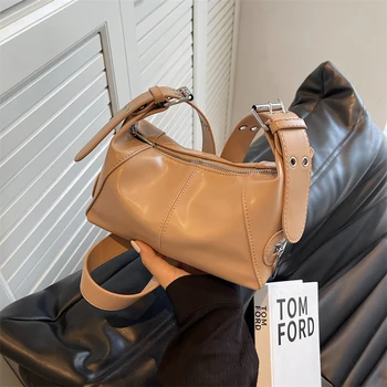 Чанта-тоут, женствена чанта през рамо, по-Голямата голям однотонная пазарска чанта от изкуствена кожа, Текстурирани проста женска чанта за пътуване в офиса