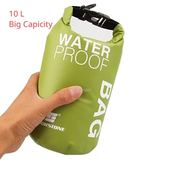 10л Голям капацитет Drift Stream Водоустойчива чанта за плуване Drift Устойчиво на надраскване Износостойкая чанта за телефон Водоустойчива чанта-кофа