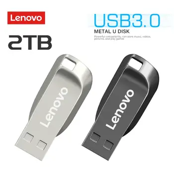 Lenovo USB Флаш-диск 2 TB 256 GB 1 TB 512 GB Високоскоростен USB 3.0 За Мобилен КОМПЮТЪР 100 MB/s. Флаш памет USB 128 GB U Stick