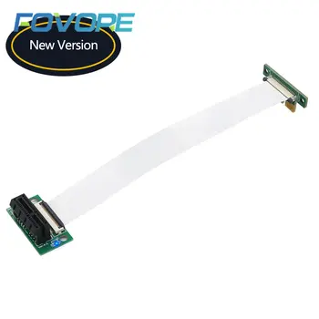 PCIE Странично PCI-E 3,0x1 Кабел PCI Express Удължител PCIe 1x-1x Слот Вертикален 90 градуса 10/15/25 см Гъвкав кабел ПХБ Пластмасов Уплътнител