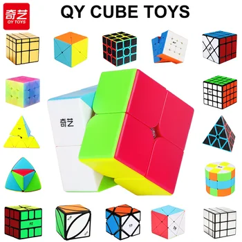 QiYi Магически Куб 2x2 3x3 4x4 5x5-Рефлексен Пирамидка Skewb SQ1 2 ×2 Специална Професионална Статия Пъзел 2x2x2 Детска Играчка Cubo Magico