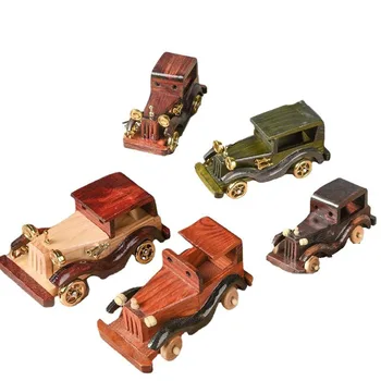 Дървени модели на автомобили В Европейски Стил, дървени играчки, маса за бродерия, декоративни орнаменти, Подарък за рожден Ден за деца