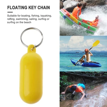 Ключодържател, плаващ за употреба, преносим, плаващ ключодържател, пластмасова, който предпазва от загуба на леки морски инструменти за ветроходни въже за лодки