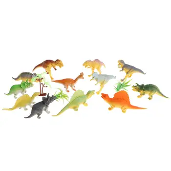 Комплект от фигури на динозаври от 12 теми, играчка-динозавър, Подаръци за партита, Детска играчка за забавление