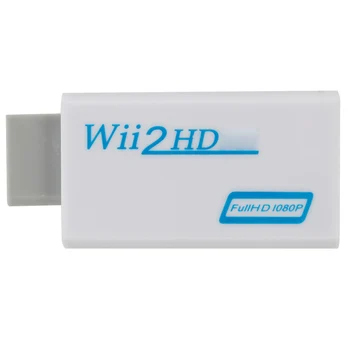 Конвертор, който е съвместим с WII за HDMI с Full HD 1080P, Адаптер, съвместим с Wii 2 HDMI
