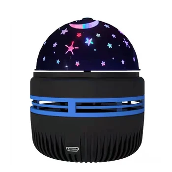 Нов мини-диско-топка, Звездното небе, Галактика, Проектор led лампа за парти, Автоматично завъртане, колоритен ефект на осветление, сцена За клуба
