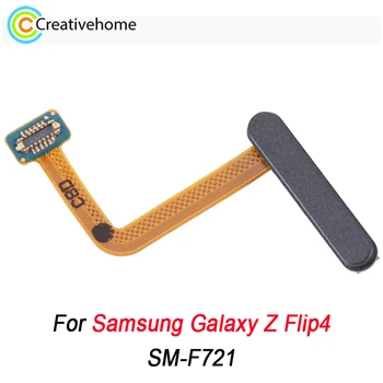 Оригиналния гъвкав кабел сензор за пръстови отпечатъци за Samsung Galaxy Z Flip4 SM-F71, дубликат част за ремонт телефон