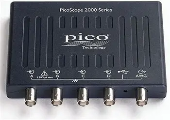 Осцилоскоп PICO PICOSCOPE 2405A PC USB, с цифрово стартирането, PicoScope 2000, 4 канала, 25 Mhz, 500 MS/с, 48 cbt