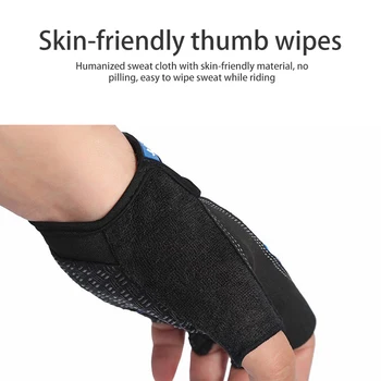 Слънчеви ръкавици с дишаща мрежа, ръкавици за да се отървем от надраскване, Регулируеми ръкавици за фитнес в китките, нескользящие