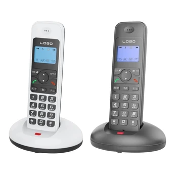 Стационарен телефон D1006 Настолен телефон с функция за намаляване на шума на звука на телефона CallerID
