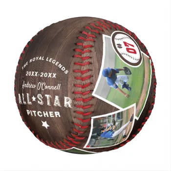 Цветен дигитален печат на Снимки Бейзбол Бейзбол поддържа САМ обичай подарък за Деня на бащата Празнични подаръци сувенири